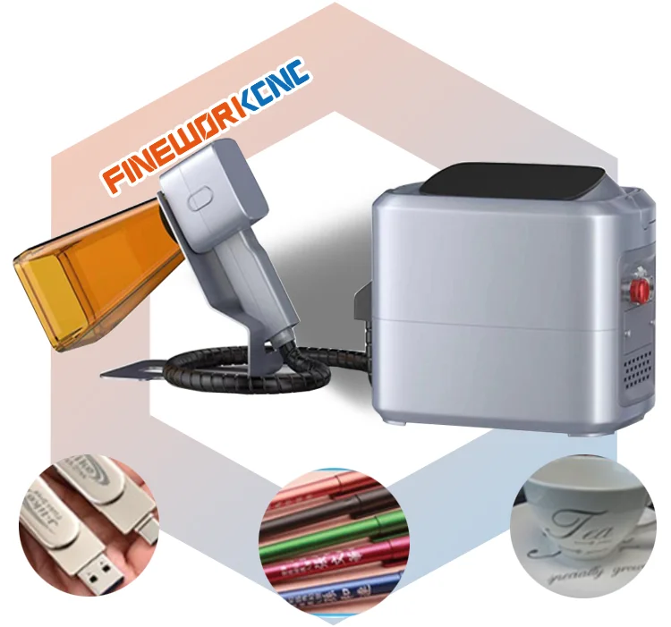 golden supplier portable mini table handhold handheld fiber laser marking machine with battery