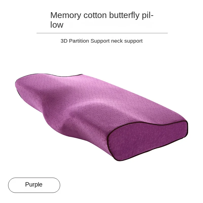 Medical Ergonomic Sleeping Cervical Orthopedic Neck Bed Memory Foam Pillow For Sleeping