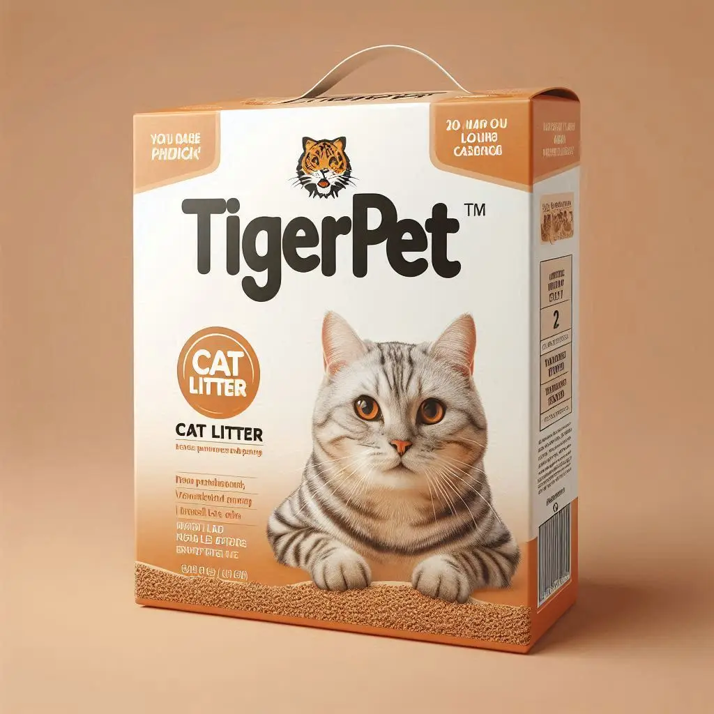 Tiger Pet Paper Cat Litter - Natural, Dust-Free, and Highly Absorbent