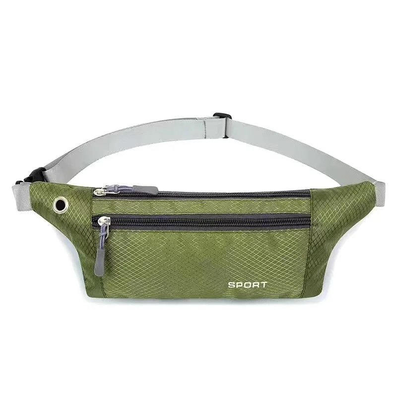 2024 Recyclable Resistant Slim Fanny Pack Small Waist Pouch Slim Belt Bag For Running Travelling Hiking Walking