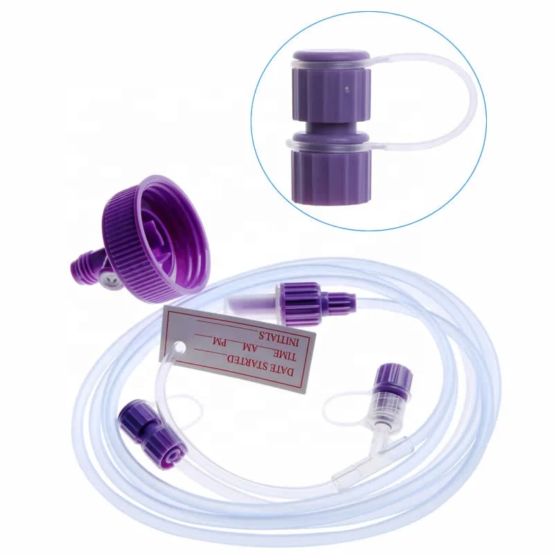medication disposable Adult Pediatric PVC pump enteral nutrition feeding bag tube extension set
