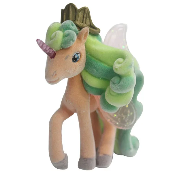 WJ2612 пони Единорог лошади с прозрачными крылышками игрушка Прямая продажа фабрики бабочки для детской комнаты украшения