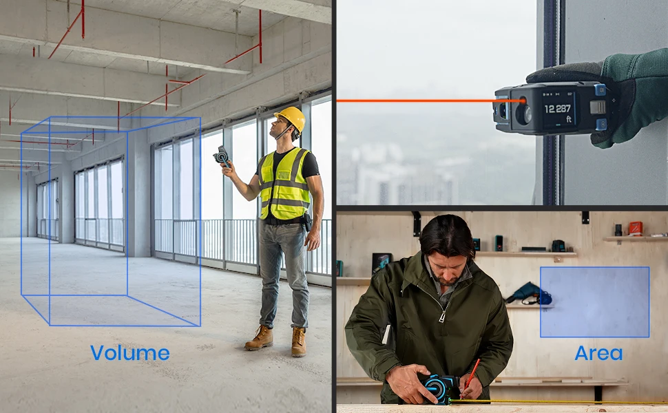 Mileseey DTX10 3-in-1 Ultra-high Accurate Digital Tape Measure with Bluetooth Connectivity