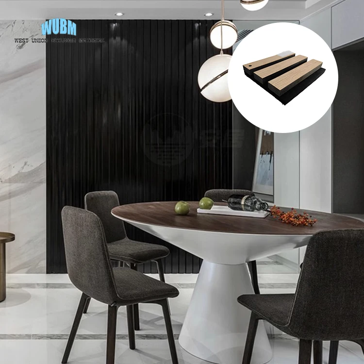 Modern Interior Material Wall Decoration MDF Acoustic Panel Wooden Sound Acoustic Wall Panel