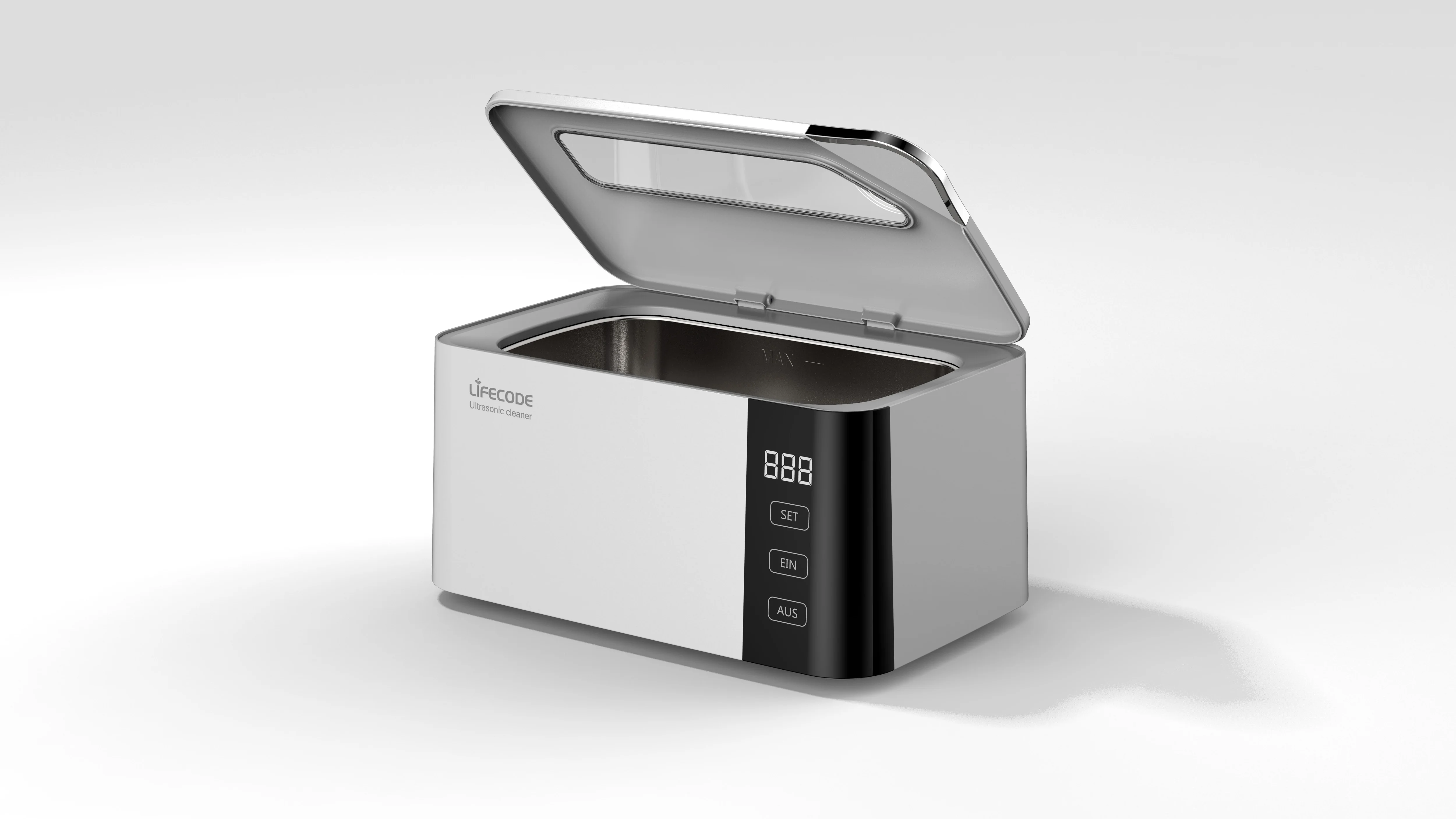 Automatic Ultrasonic Cleaner 600ml For Cleaning Jewelry Watches Glasses Denture