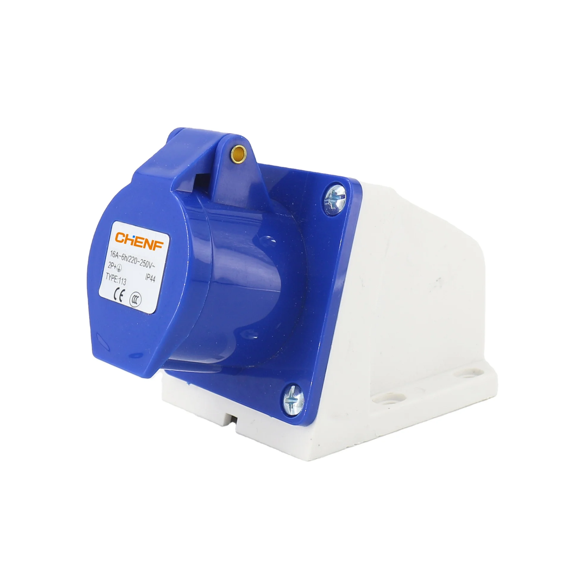 113 123 114 124 125 Surface Mounted Socket Female Waterproof Socket 16A/32A IP44 3Pin 2P+E 230V 400V Industrial Plug Socket
