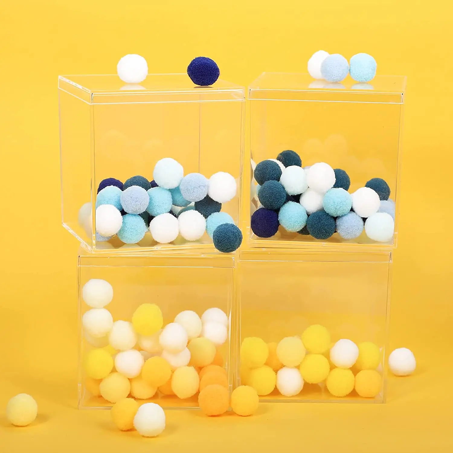 Acrylic Candy Box Custom Clear Plexiglass Acrylic Display Box With Lid