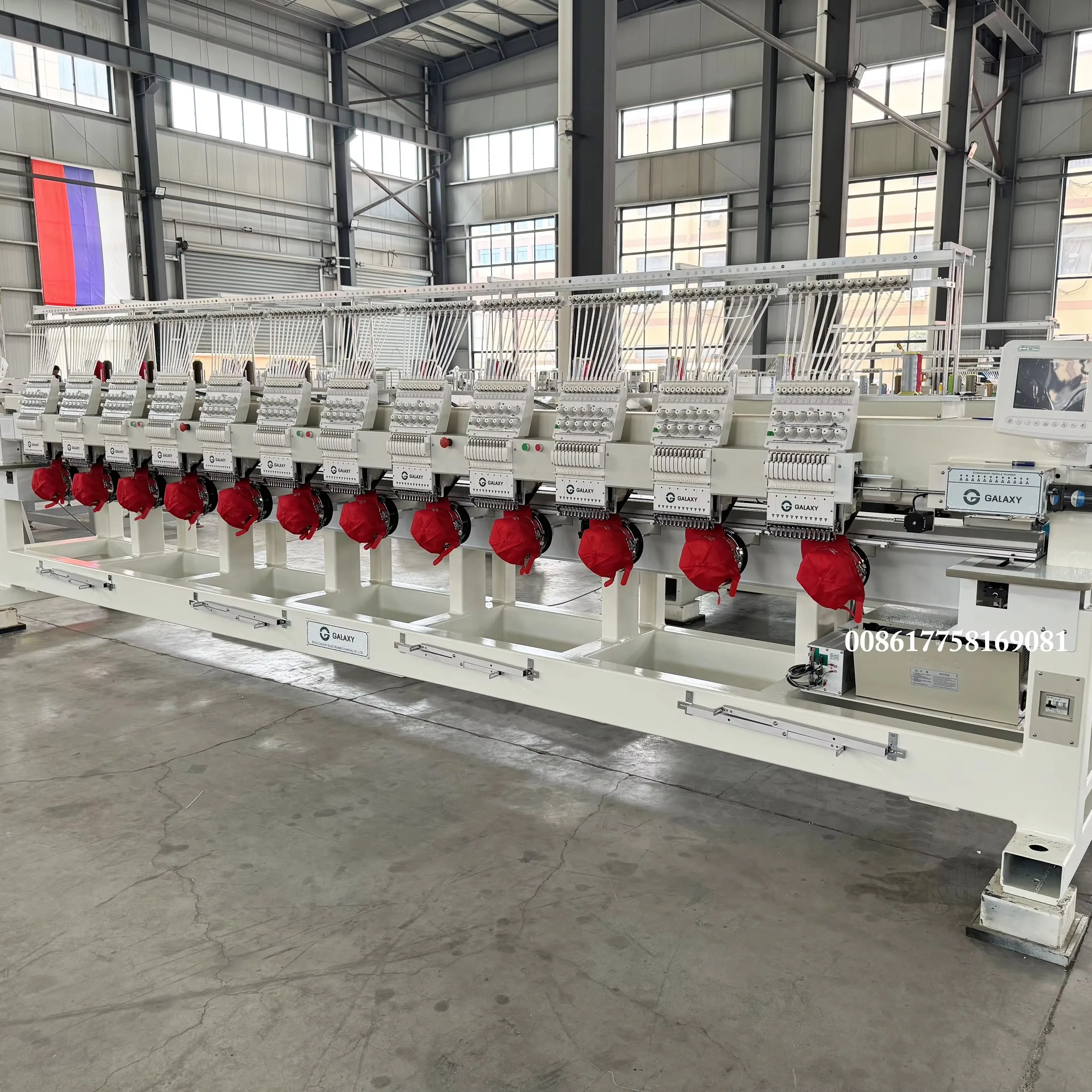 TOP MODEL CHEAP PRICE GALAXY HIGH SPEED 12 NEEDLES 12 HEAD HAT GARMENTS PILLOW CASE , LOGO MONOGRAM SHOES EMBROIDERY MACHINE