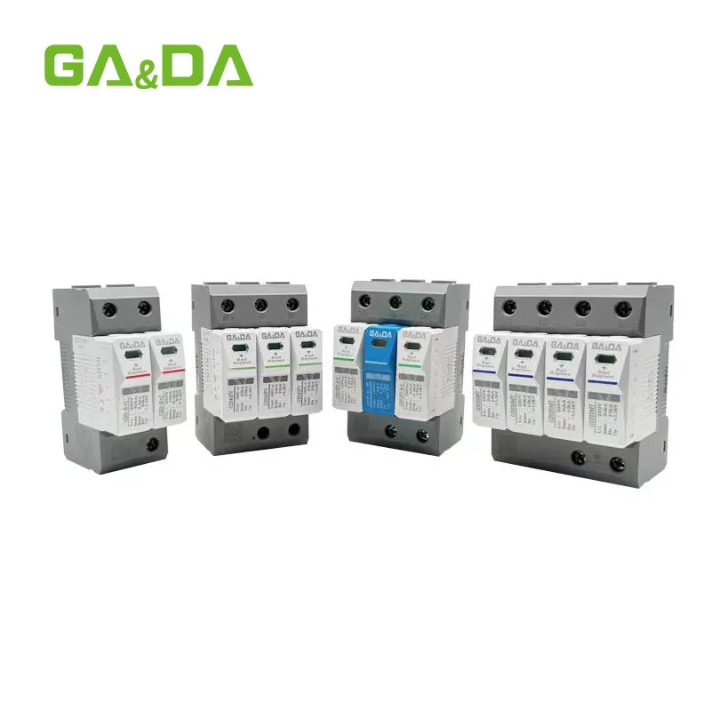 AC series electronic equipment Power surge protector spd T1+T2 surge protection device