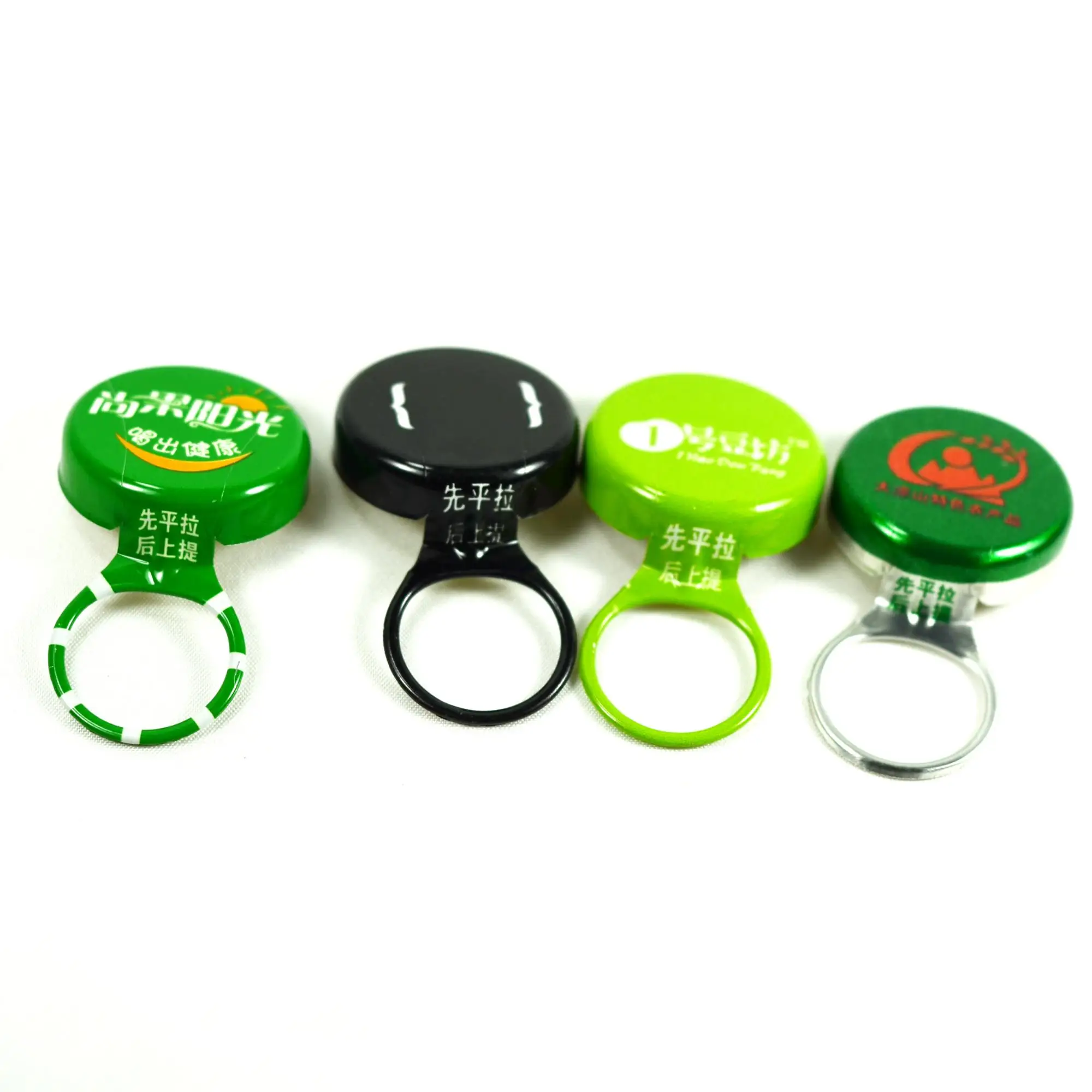 Logo Printing 26 mm Beer Bottle Lid 26mm aluminium Pull Ring Cap for Carbonated Drink