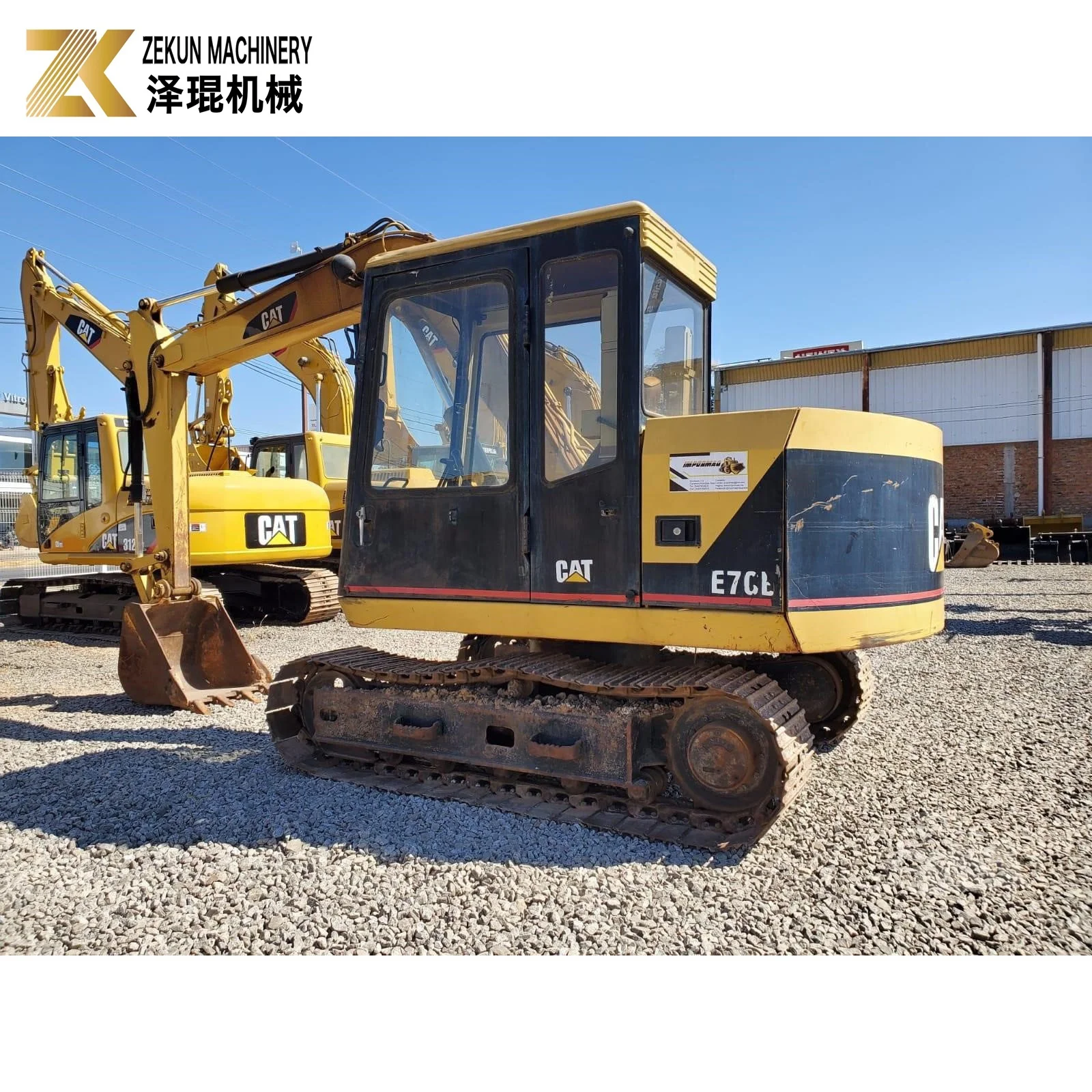 japan used cat e70b excavator hydraulic pump final drive shanghai sale price