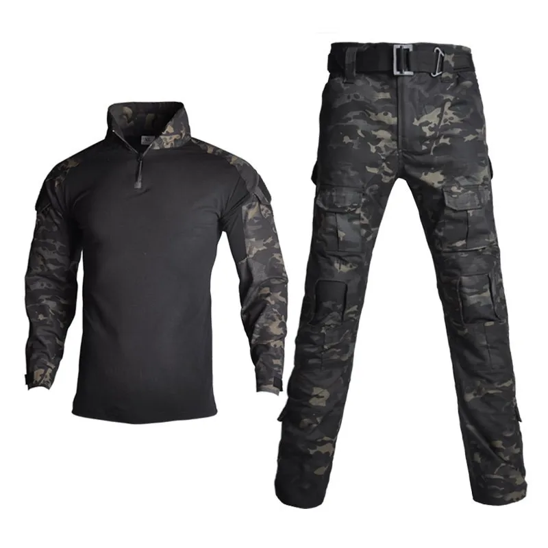 High Quality Multicolor Camouflage Frog Tactical Clothing Tactical Trousers Dress Tactical Uniforms