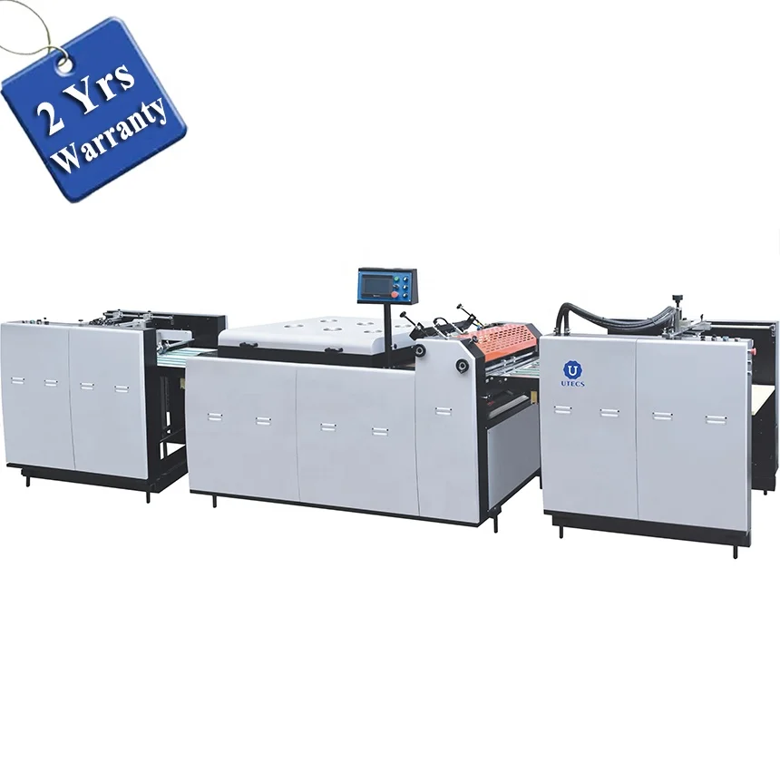 SGUV620S fully Automatic pu book album magazine cover IR UV Oil Coating Machine, Dual Purpose paper vanishing machine