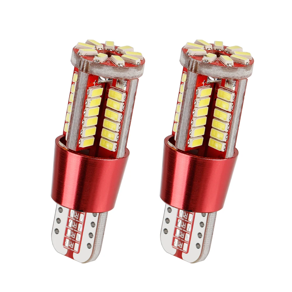 KEEN High Quality W5W Canbus Bulb T10 57SMD 3014 LED 12V Auto Side Marker Light Parking Clearance Lamp