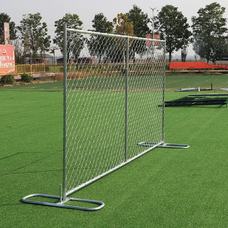 6x12 portable galvanized  chain link temporary fence panel in America for events