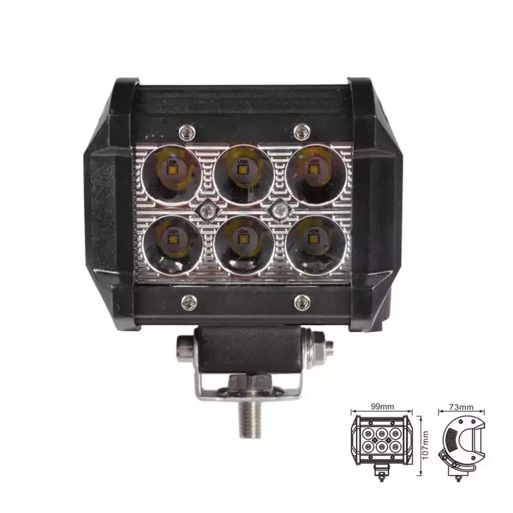 OEM Vehicle Waterproof 18w Spot Led Light Offroad Laser Led Fog Pods Work Light For Car Truck Tractor Motorcycle