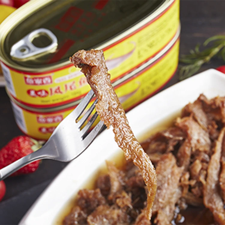 Best Selling  Caned Foods Manufacturer 184g Fillets Of Anchovies Canned