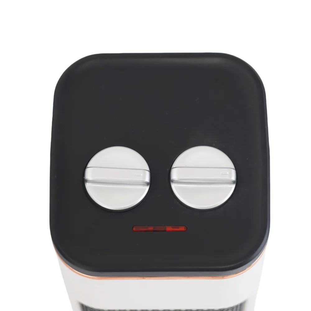 Visual Flame and Overheat Protection Ceramic Fan Heater Convenient Operation Noise-free Experience PTC Fan Heater