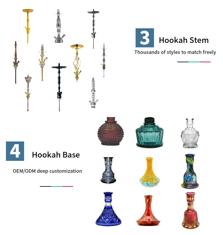 Hookah Tongs Sets Stainless Steel Charcoal Tongs Metal Narguile Shisha Coals Tongs With Long Pokers Tong Clips
