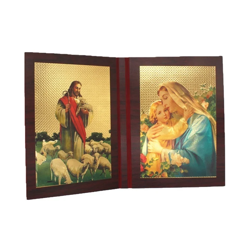 
Church Utensils Wood Icon Christmas Births For the Home Decoration Mary Statue Orthodox Religious Catholic Gift 