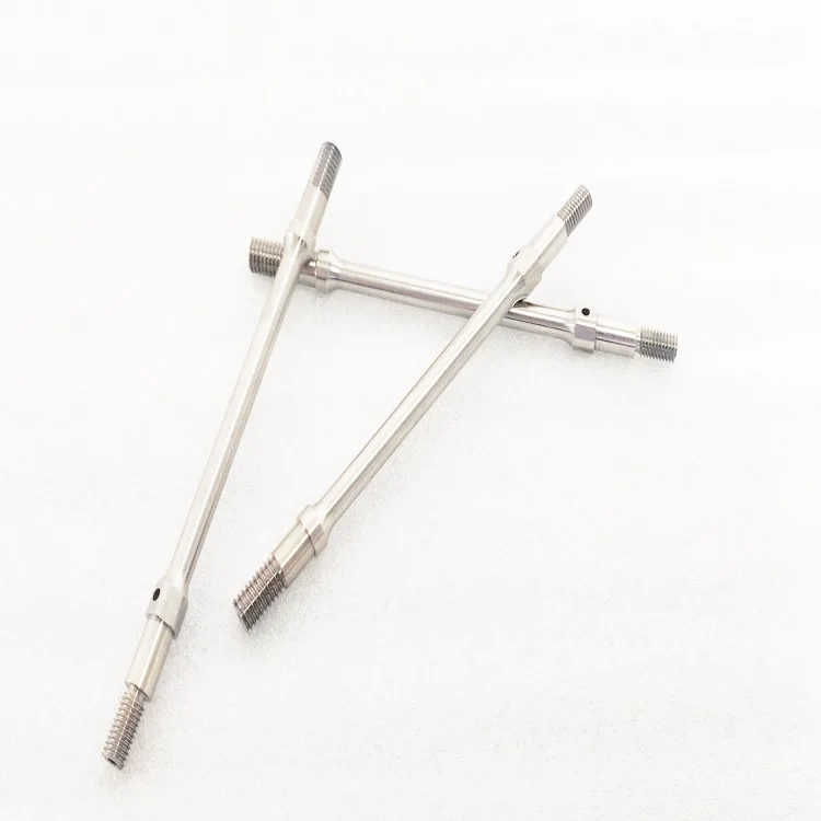 Customized Precision CNC Machining of Ti Alloy Axis Parts Micro Machining Rapid Prototyping Drilling Wire EDM Broaching