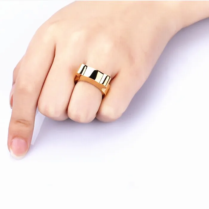 ask for bear catalog Finger Ring Stainless Steel BEAR Jewelry Fashion Top-Grade Plated Factory couple ring