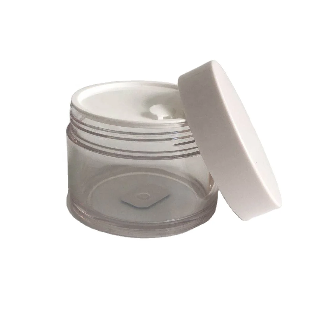 
200ml Cosmetic Plastic Packaging Wide Mouth Cream PETG Jars 