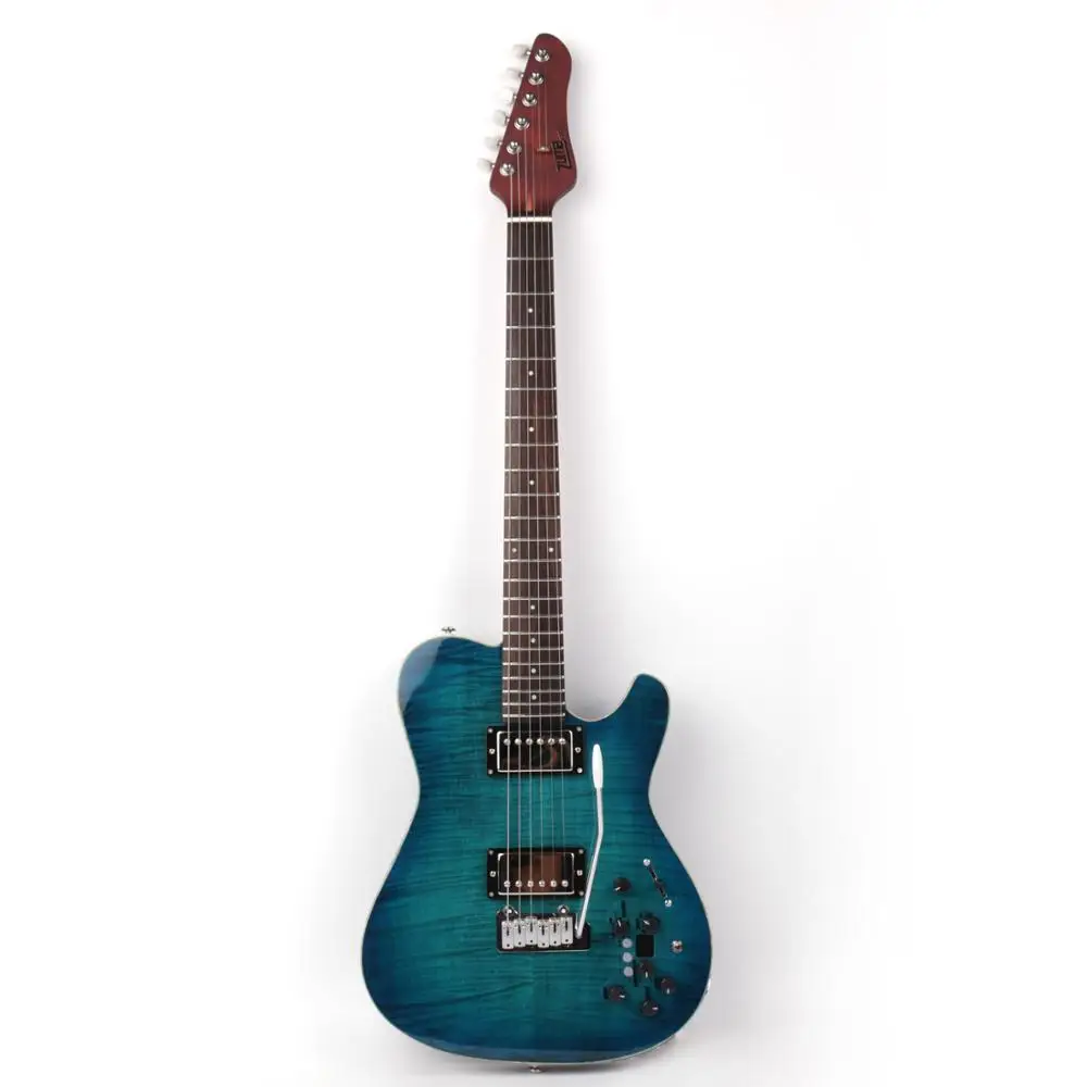 Silent travel electric guitar portable built in effect pedal guitare electrique guiter guitarra gitar guitars