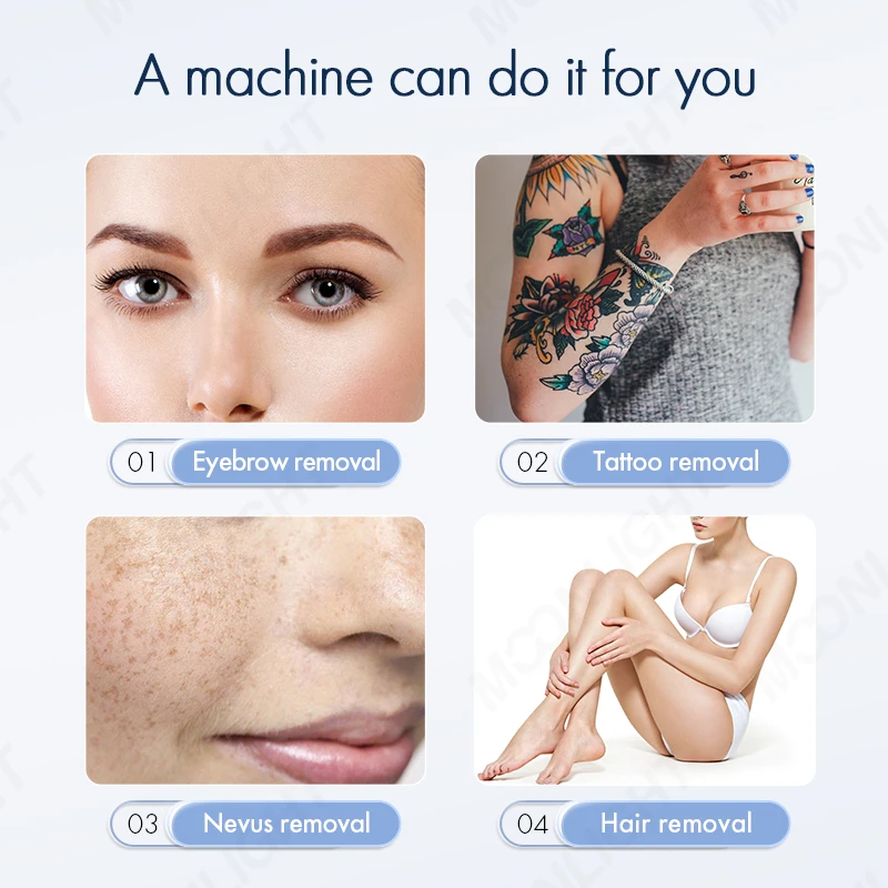 Laser beauty equipment professional 755 808 1064 diode laser hair removal machine Nd yag q switched tattoo removal laser