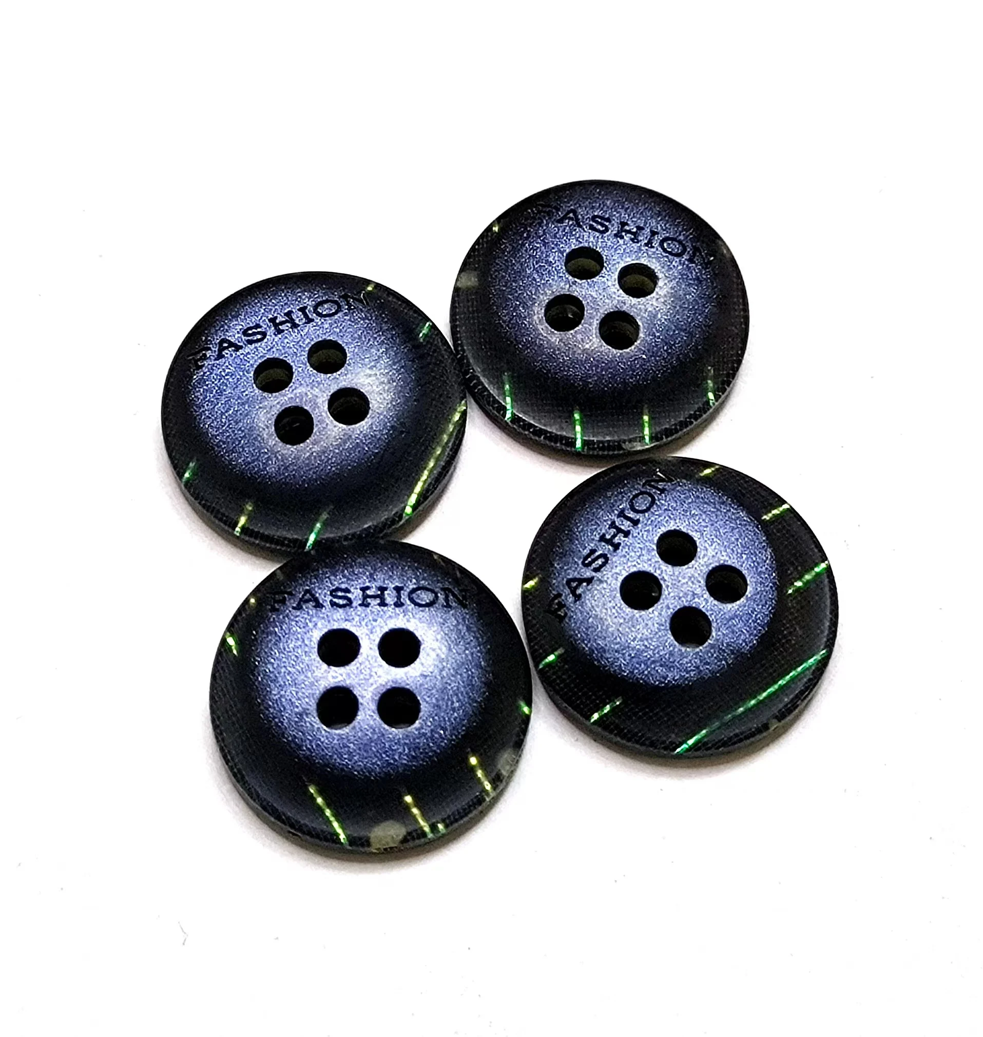 Wholesale Custom Logo 2/4 Holes Polyester Resin Engraved Shirt Button