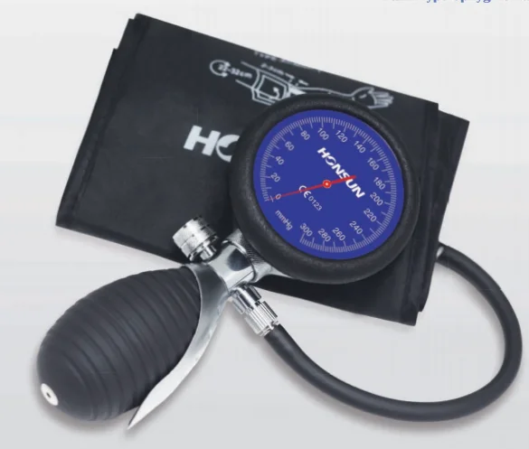 OEM handheld Tensiometer blood pressure monitor mechanical aneroid manual sphygmomanometer Pressure measuring instrument