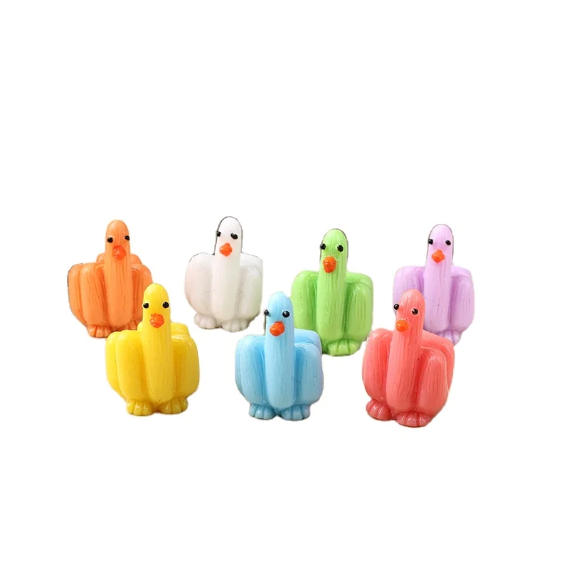 Hot Sale Resin Banana Duck Sculpture Interesting Gifts Ideas Duck Banana Yard Ornament