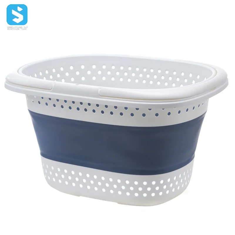 Bathroom Accessories Clothes Hamper Home Storage Dirty Clothes Basket Folding Portable Basket Collapsible Laundry Basket