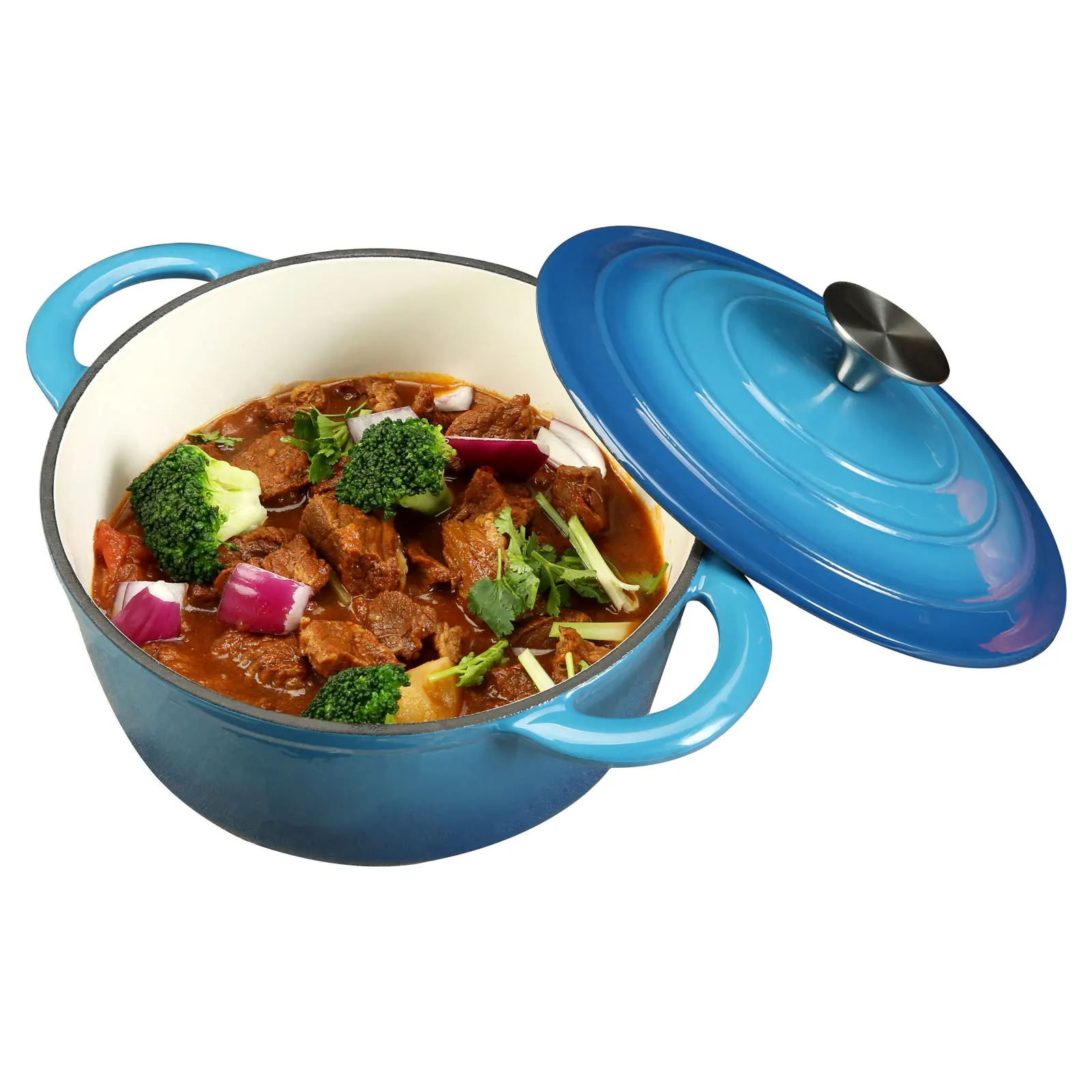 Non stick enamel cast iron casseroles saucepan  Braise pot Dutch Ovens Round stew pot