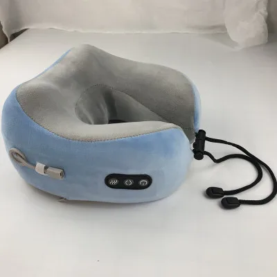 Новая U-образная массажная подушка, массажер для плеч и шеи, массаж шейных позвонков, защита для шеи автомобиля 82