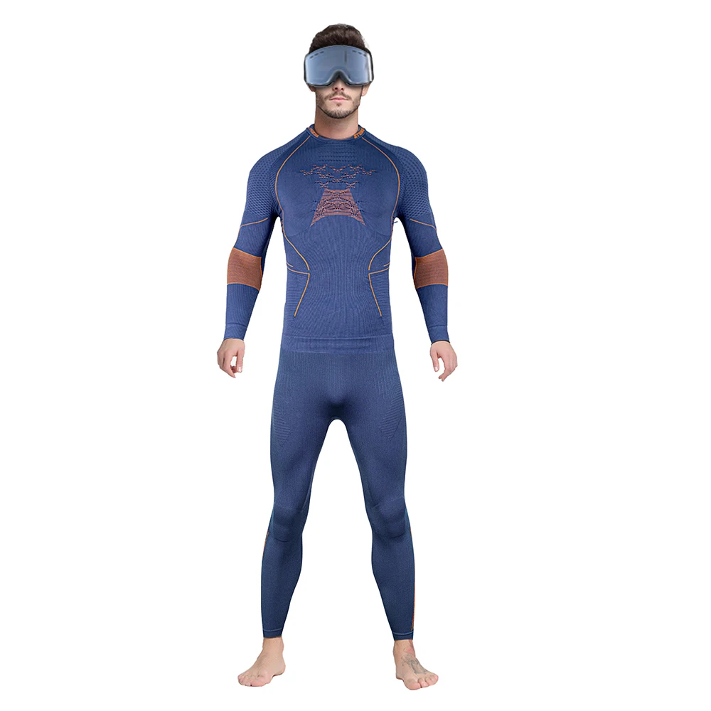 Sports Training T-shirt Mens Gym Wear Compression Thermal sports Underwear Clothing Winter Running Skiing Compression Clothing