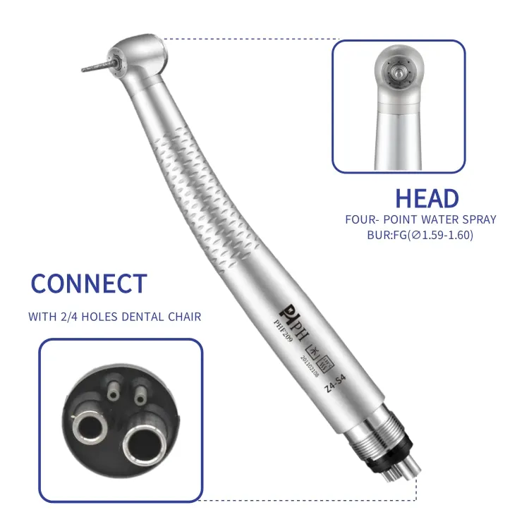 Factory Cheap Price Dental high-speed handpieces  4 hole push type ceramic bearings dental product for dentist Dental laboratory