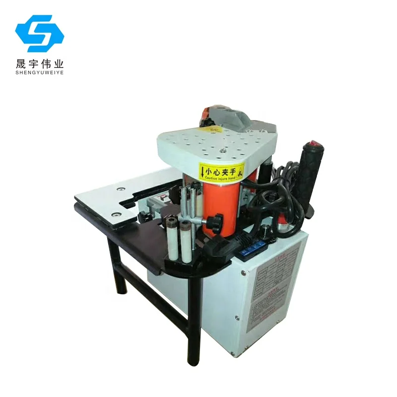 Convenient portable edge banding machine mini bander machinery used for wood furniture