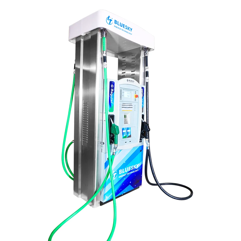Submersible Type Fuel Dispenser Single Nozzle Filling pump gas station With 8 digits Display board