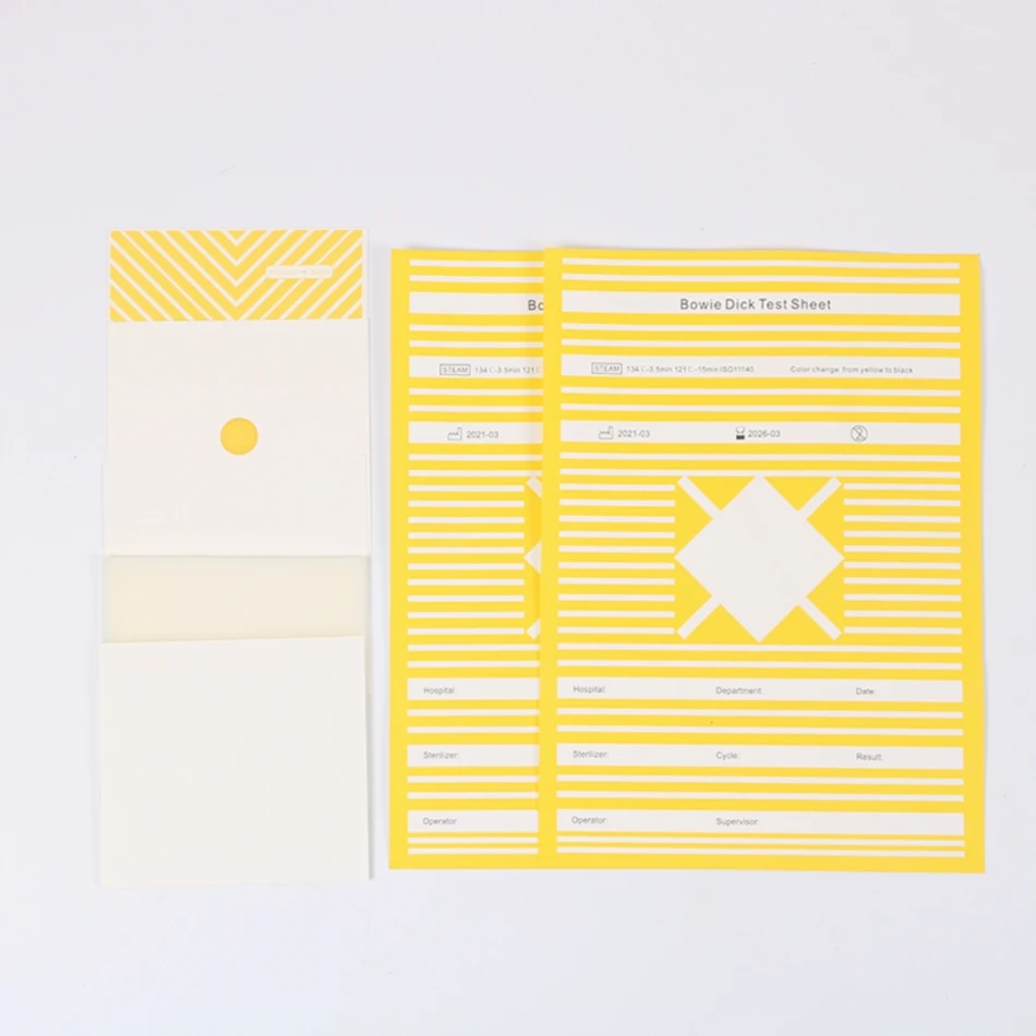 Manufacturer Bowie Dick Test Pack For Steam Sterilizer Integrity Testing Bd Packs