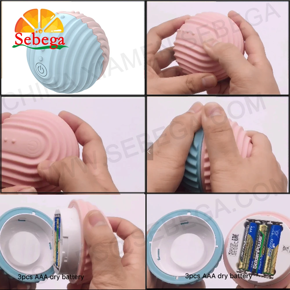 Массажный роликовый мяч