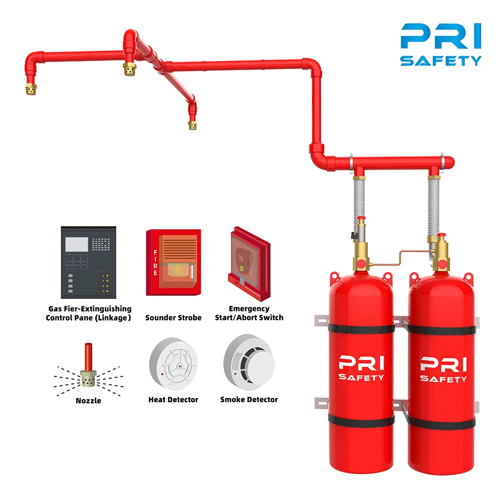 FM200 Clean Agent Fire Fighting System