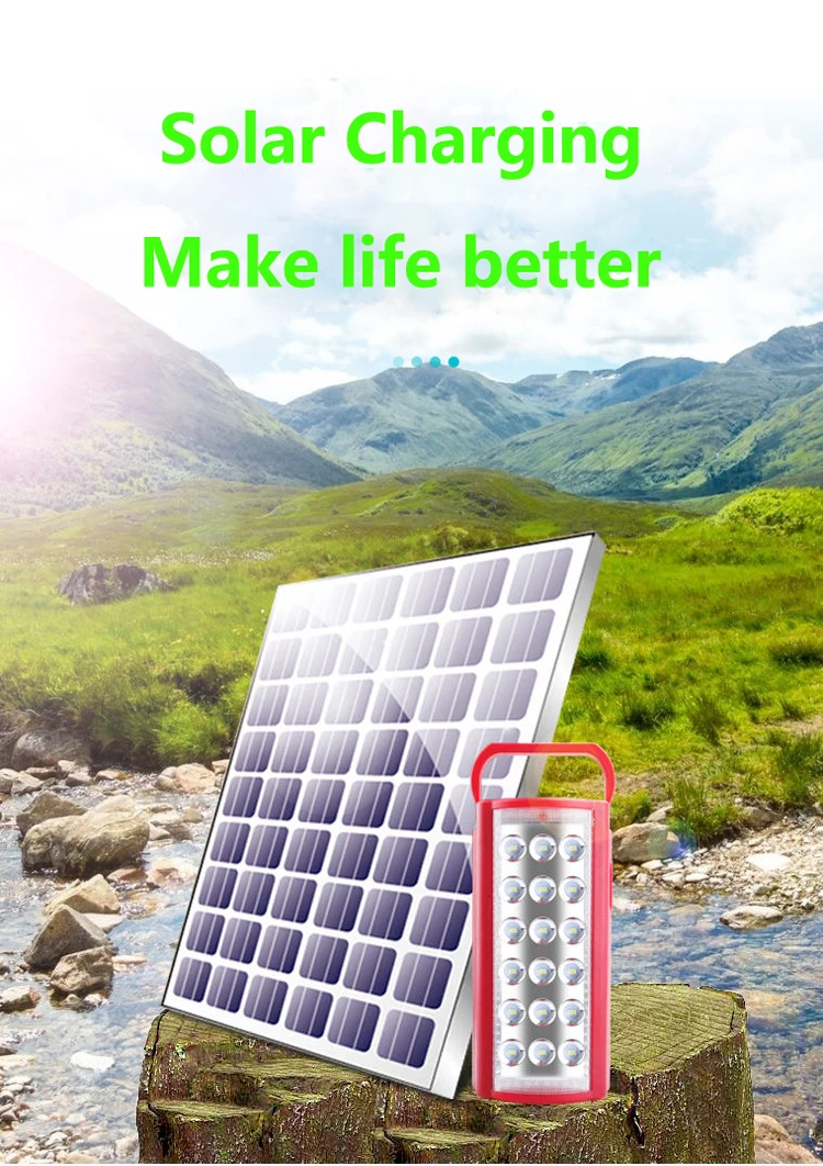 18 SMD кемпинговый зарядный фонарь с функцией внешнего аккумулятора лучшая портативная солнечная система аварийная светодиодная лампа перезаряжаемый
