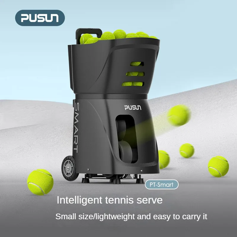 Tennis Automatic Ball Machine Launcher Equipment  for Training Practice with APP Remote Control, Tennis Ball Machine Company