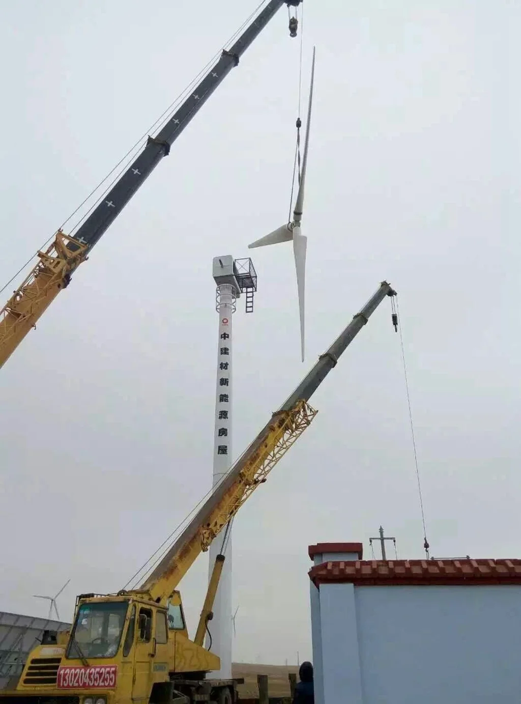 RX Manufacturer 100KW 10.5m Blades 77RPM Horizontal Wind Turbine