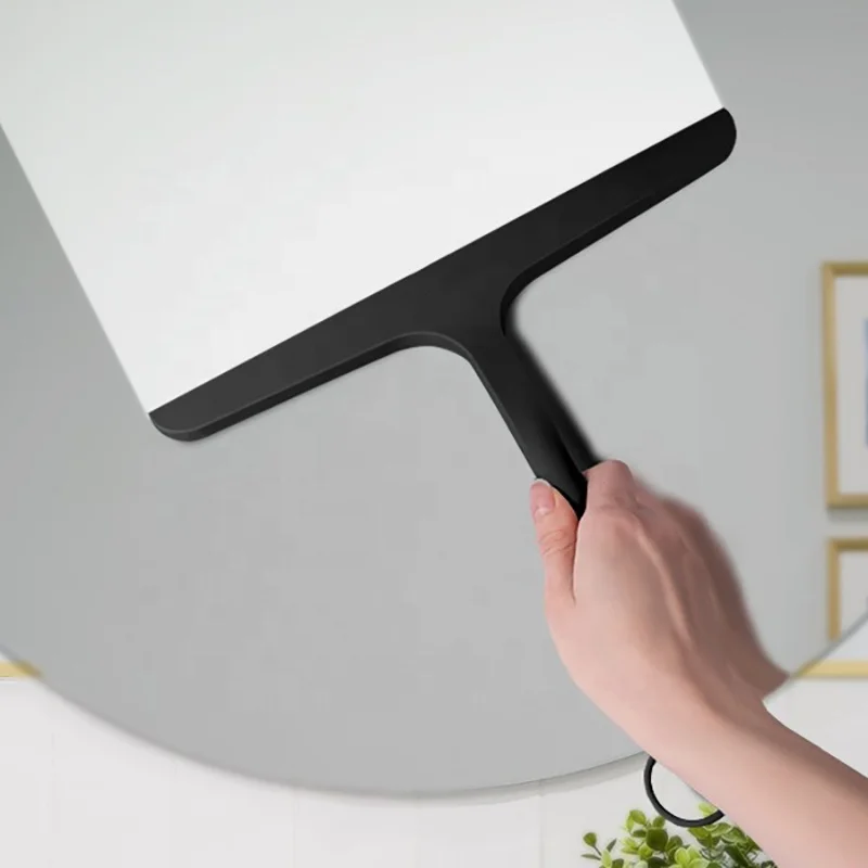 High Quality Silicone Shower Squeegee Clean Wipers Blade with Silicone Hook Custom Logo