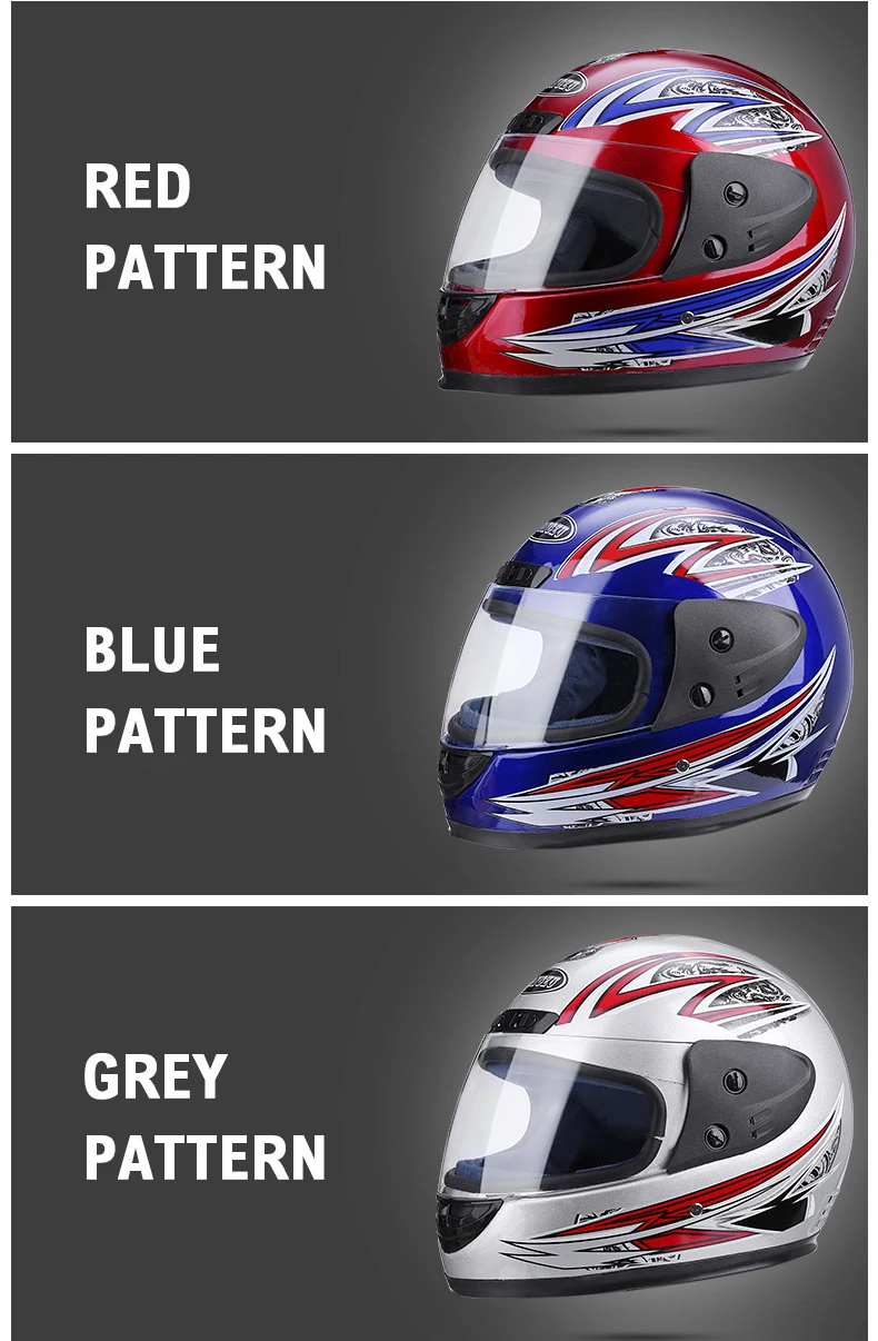 SUBO High quality Motorcycle Accessories Full Face Certificate Motorcycle Racing Helmet