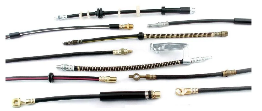 OE861611707C BRAKE HOSE SAE J1401 DOT 1/8 HL FRONT LEFT