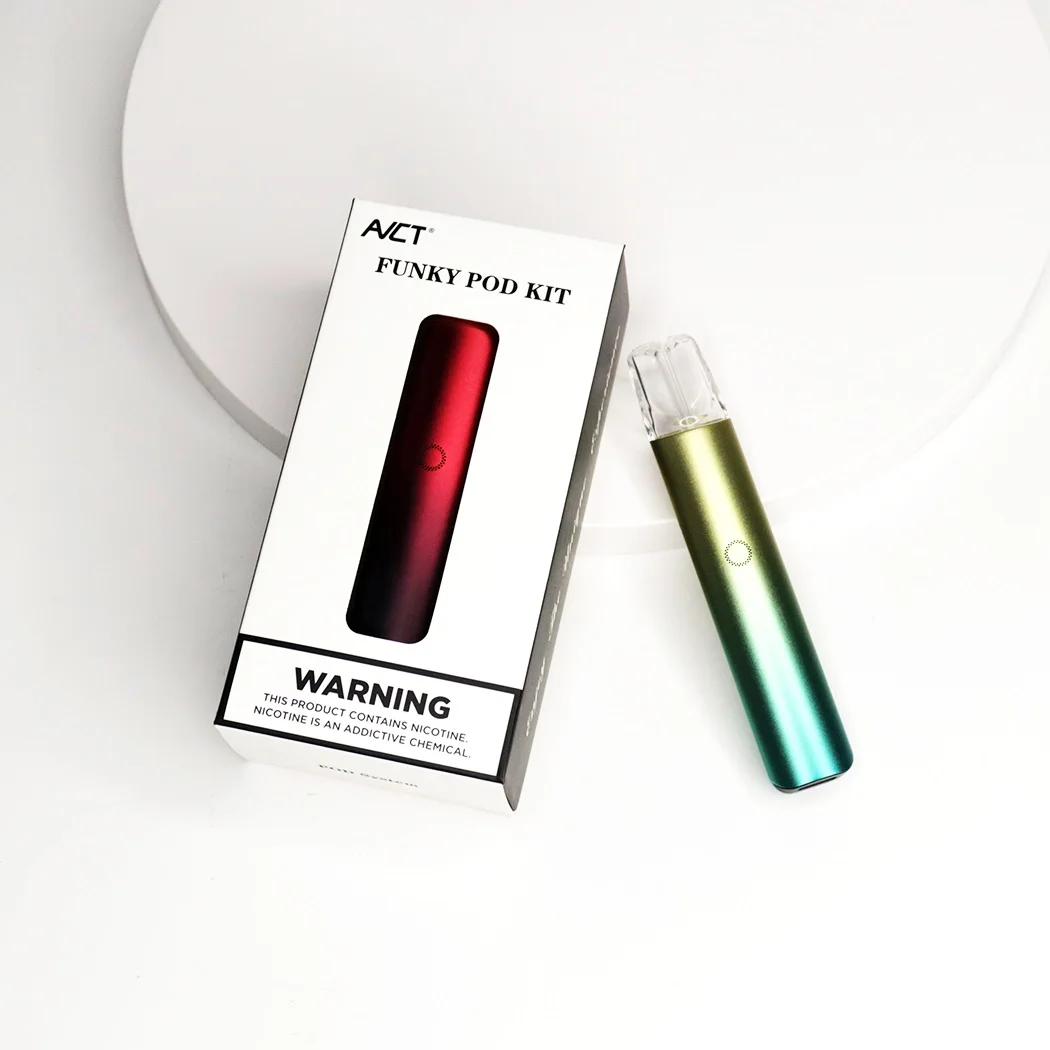 Refillable 2.0ml Empty Pods Vape Pen Funky POD System Kit 420mAh Rechargeable Battery MTL E-cig Kits