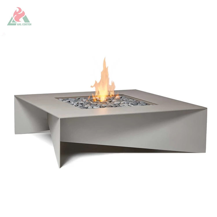 Изысканный сад Corten газовая яма для костра расслабляющий теплый газовый